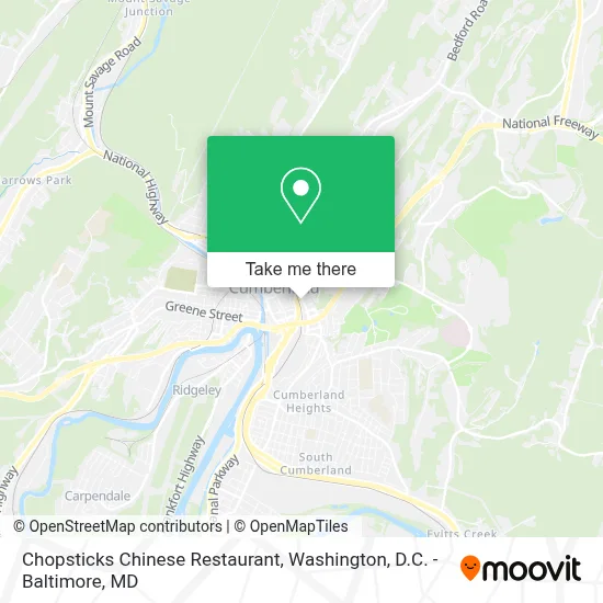 Chopsticks Chinese Restaurant map