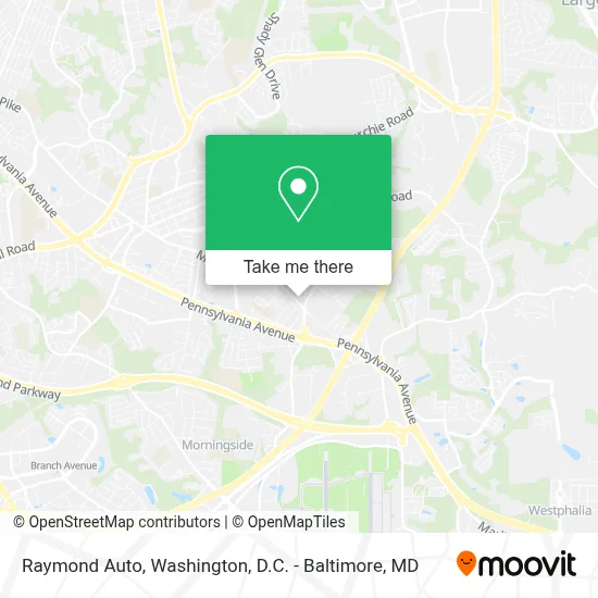 Raymond Auto map