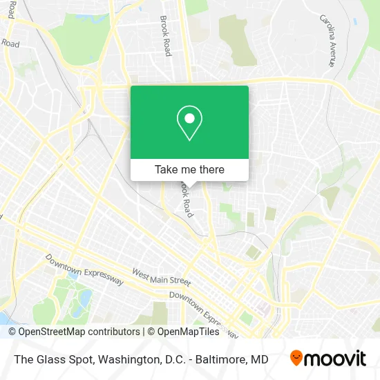 The Glass Spot map