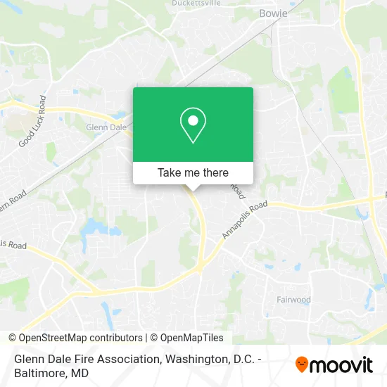 Glenn Dale Fire Association map