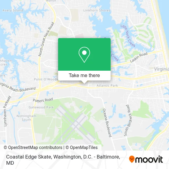 Coastal Edge Skate map
