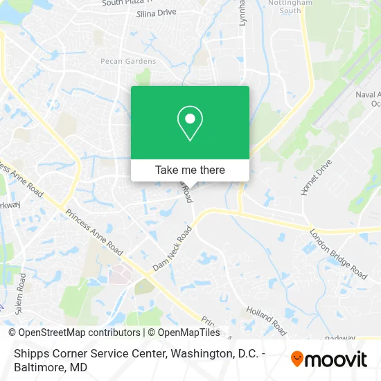Shipps Corner Service Center map