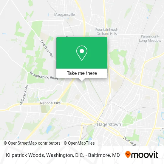 Kilpatrick Woods map