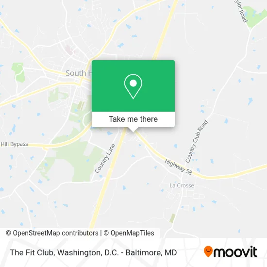 The Fit Club map