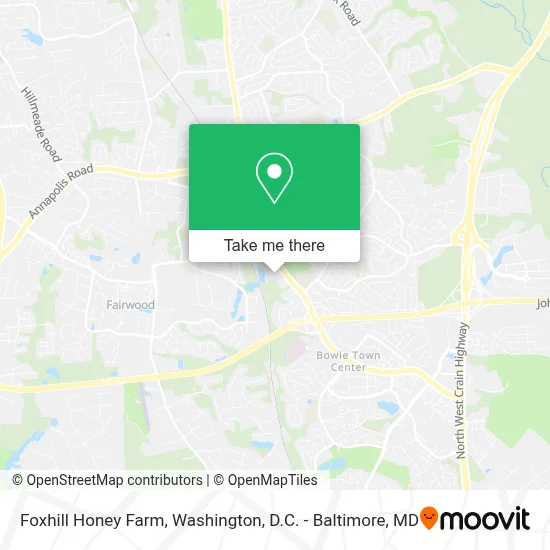 Foxhill Honey Farm map