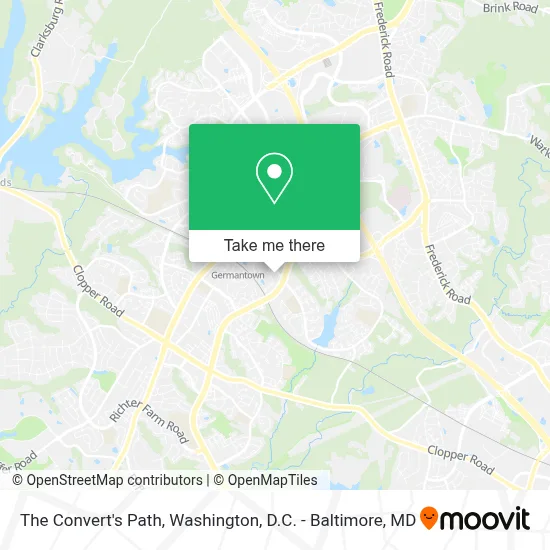 The Convert's Path map