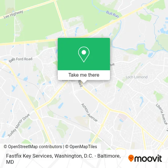 Fastfix Key Services map