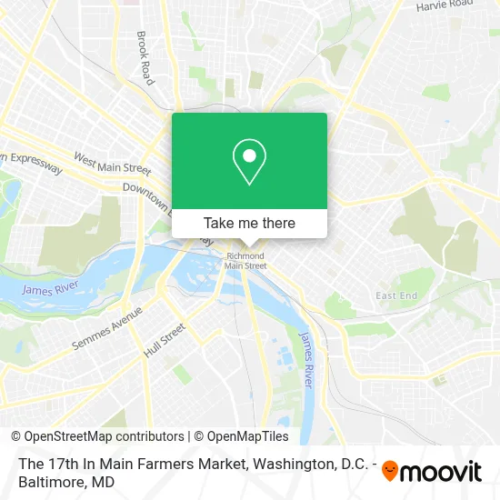 The 17th In Main Farmers Market map