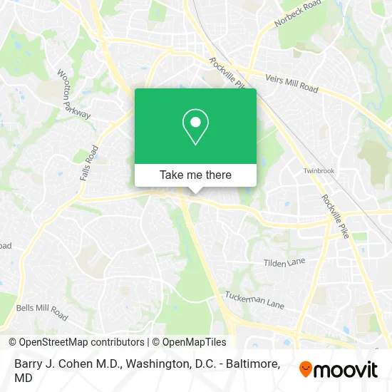 Barry J. Cohen M.D. map