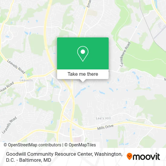 Goodwill Community Resource Center map