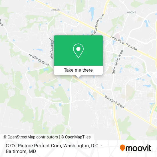 C.C's Picture Perfect.Com map
