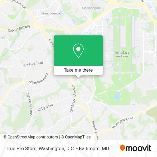 True Pro Store map
