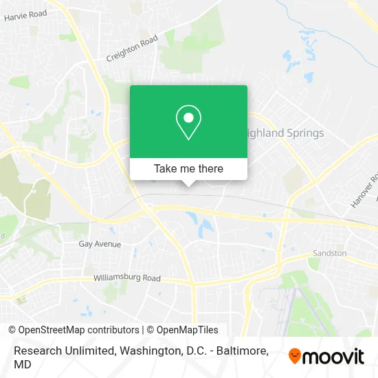 Research Unlimited map