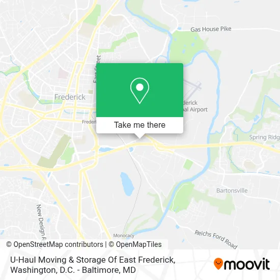 U-Haul Moving & Storage Of East Frederick map