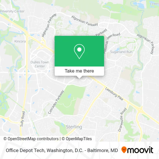 Office Depot Tech map