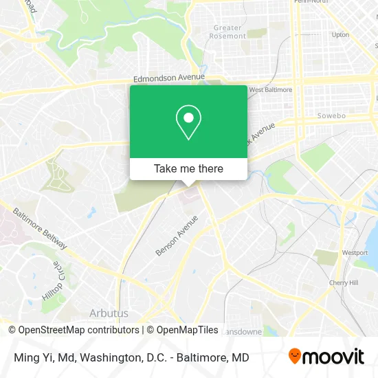 Ming Yi, Md map