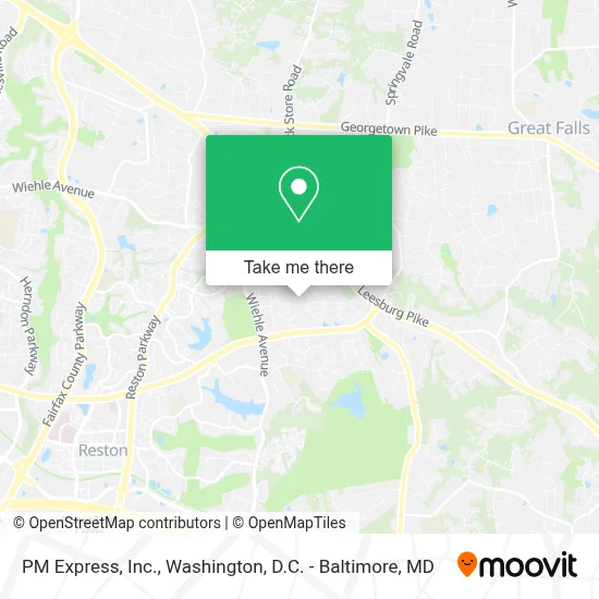 PM Express, Inc. map