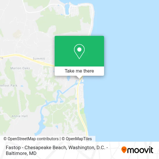 Fastop - Chesapeake Beach map