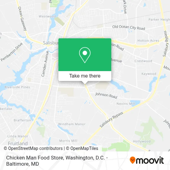 Chicken Man Food Store map