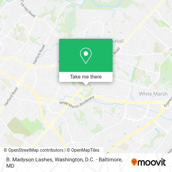 B. Madyson Lashes map