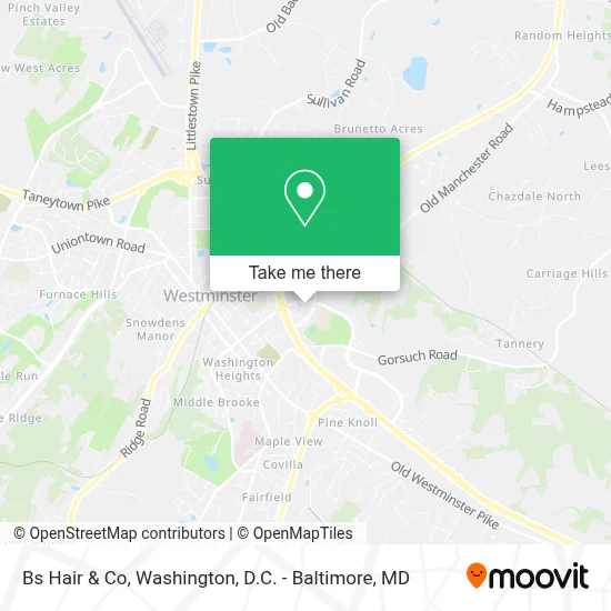 Bs Hair & Co map
