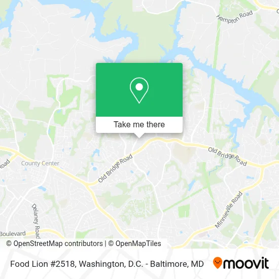 Food Lion #2518 map