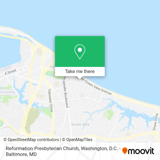 Reformation Presbyterian Church map