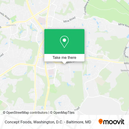 Concept Foods map
