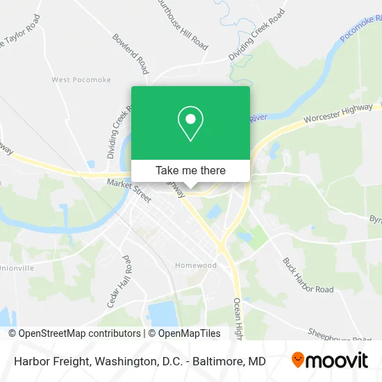 Harbor Freight map
