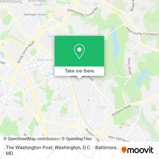 The Washington Post map