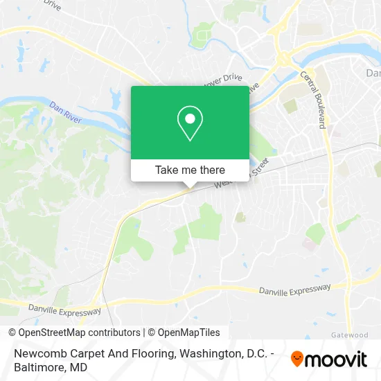 Newcomb Carpet And Flooring map