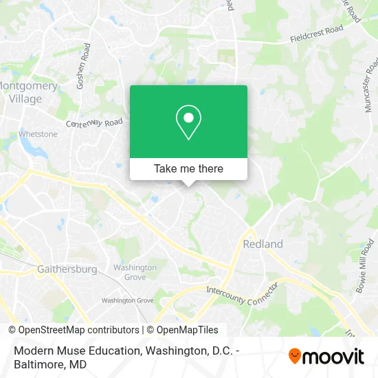 Modern Muse Education map