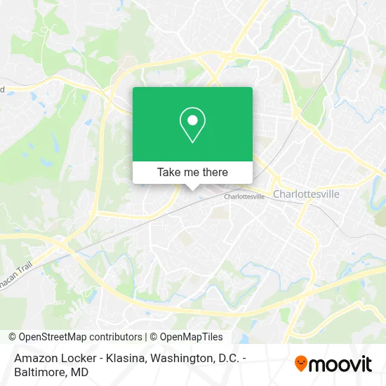 Amazon Locker - Klasina map