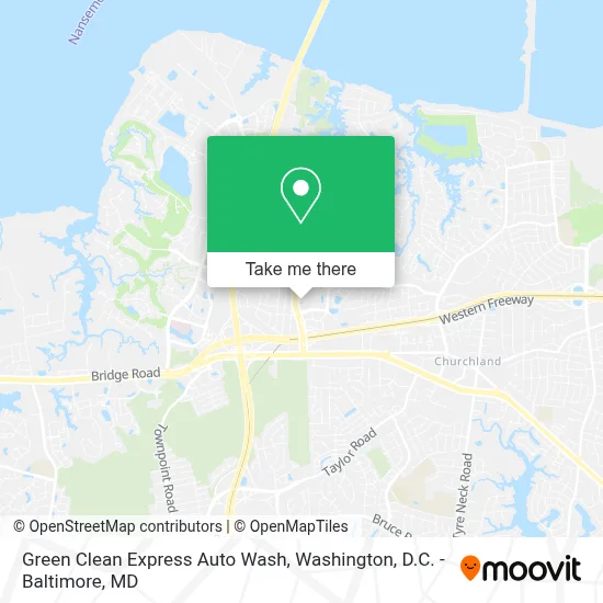 Green Clean Express Auto Wash map
