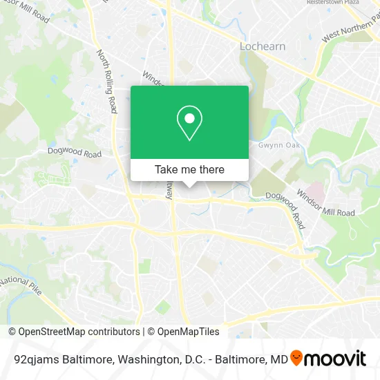 92qjams Baltimore map
