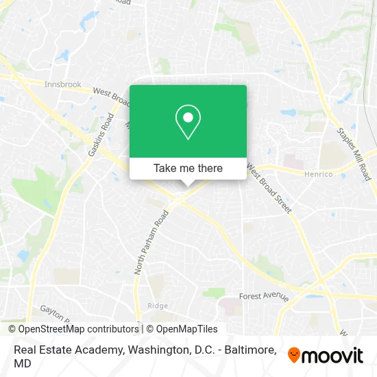 Real Estate Academy map