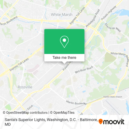 Santa's Superior Lights map