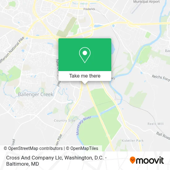 Cross And Company Llc map