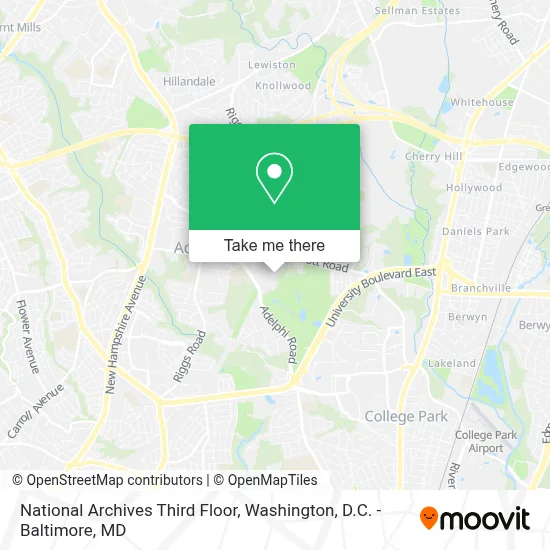 National Archives Third Floor map