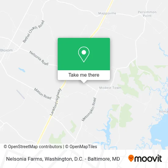 Nelsonia Farms map