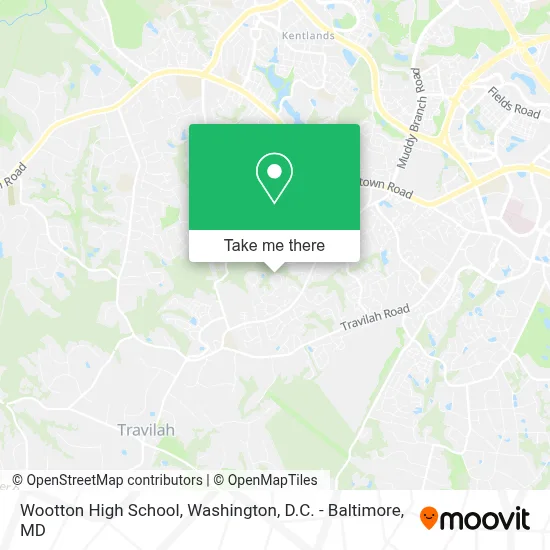 Wootton High School map