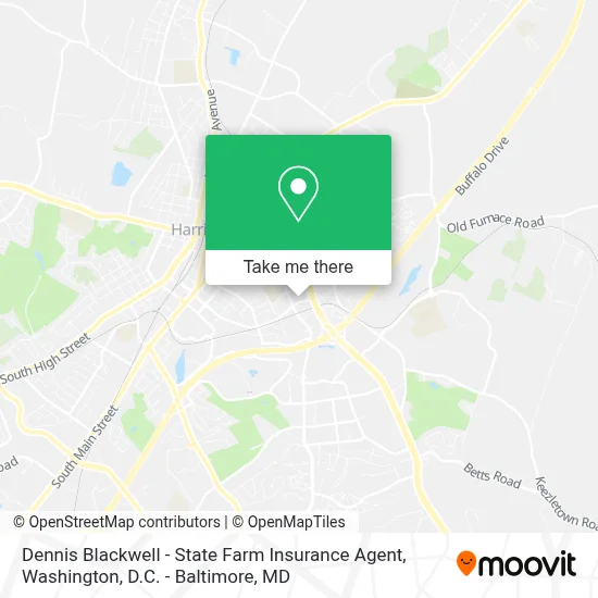 Dennis Blackwell - State Farm Insurance Agent map