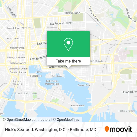 Nick's Seafood map