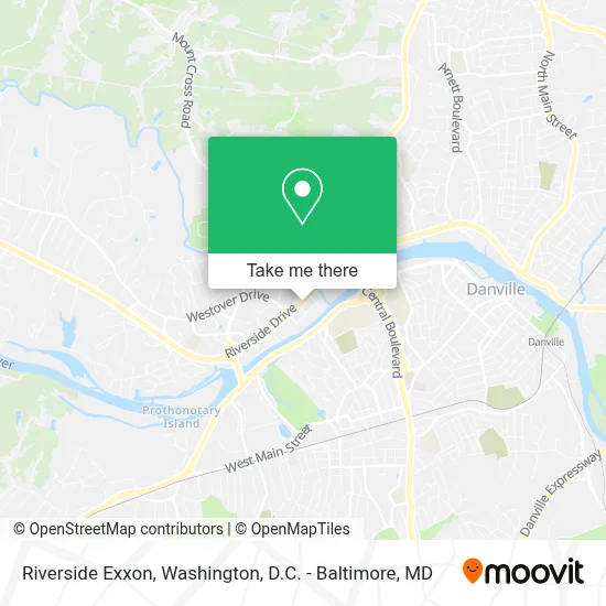 Riverside Exxon map