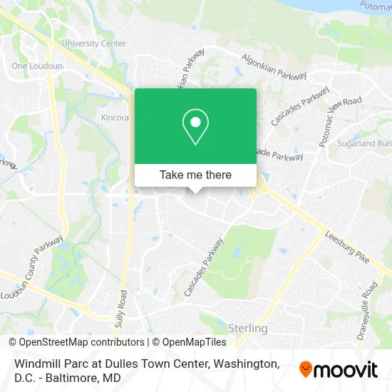 Windmill  Parc at Dulles Town Center map