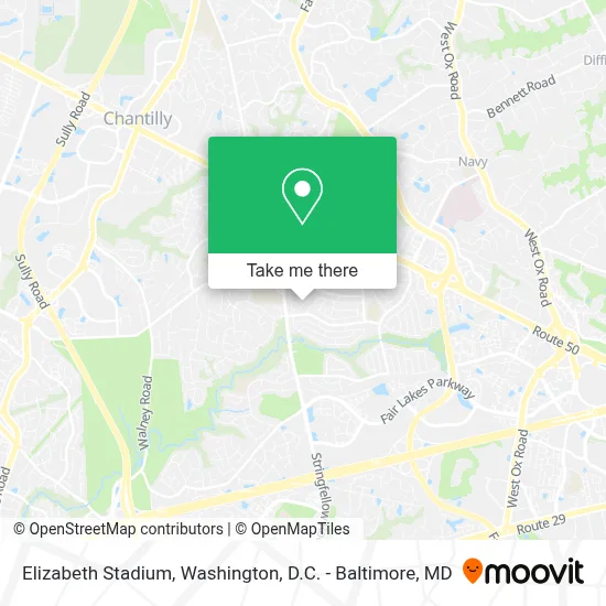 Elizabeth Stadium map