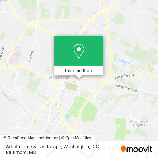 Artistic Tree & Landscape map