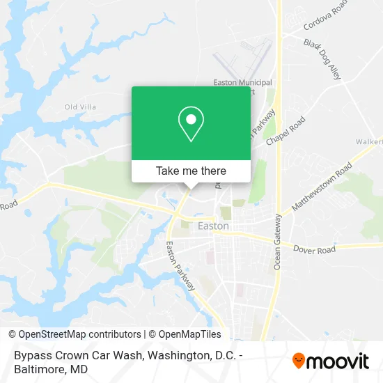 Bypass Crown Car Wash map