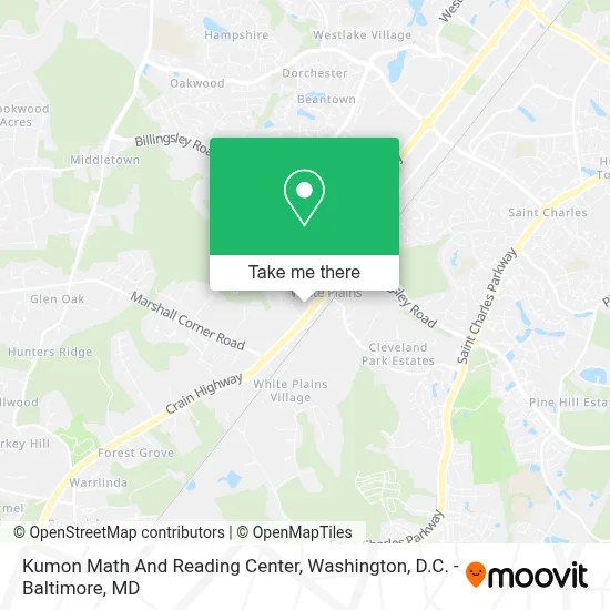 Kumon Math And Reading Center map
