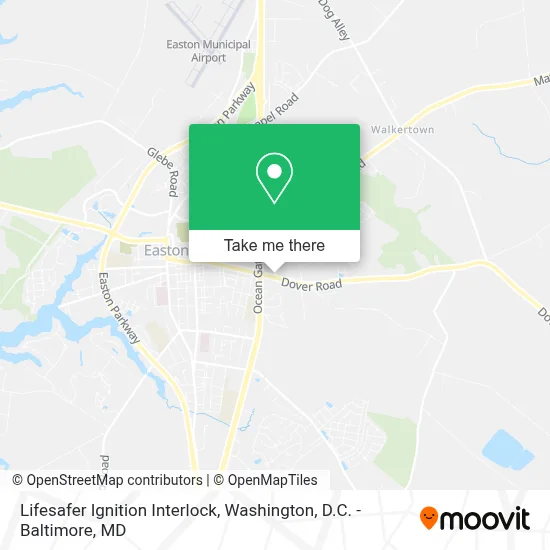Lifesafer Ignition Interlock map